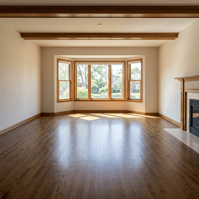 Pièce libérée et propre après l'intervention